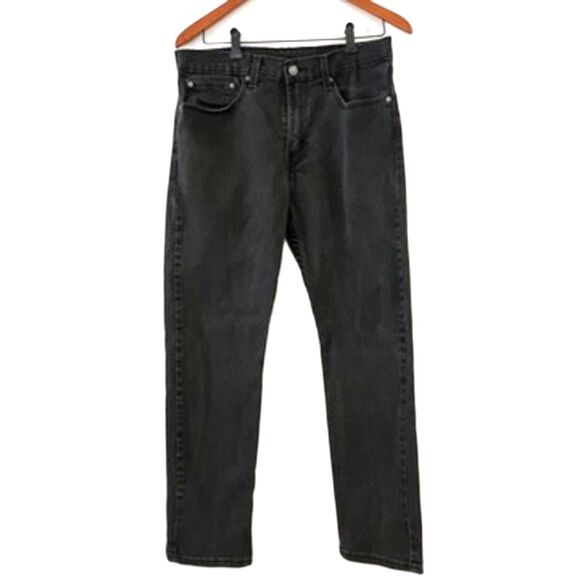 Levi's Men's Black 502 Jeans Size 34 x 30 Straight Leg - Picture 1 of 7